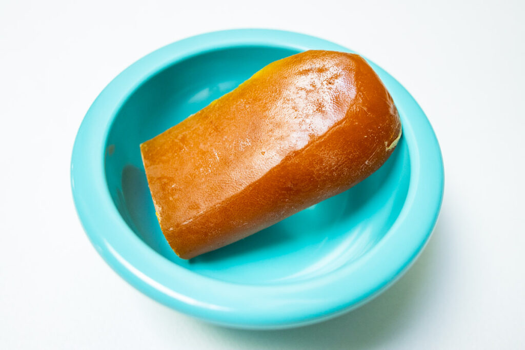 Cut piece of Bottarga in a small bowl