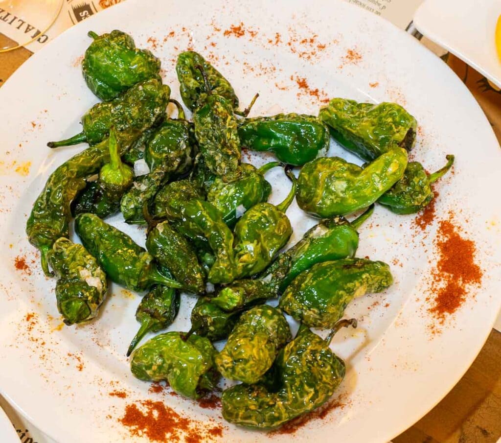 Padron Peppers at Tonys in Girona (1)