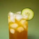 Pimms Cup Cocktail with Green Background 1