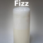 Pinterest image: photo of a Ramos Gin Fizz with caption reading "How to Craft a Ramos Gin Fizz"