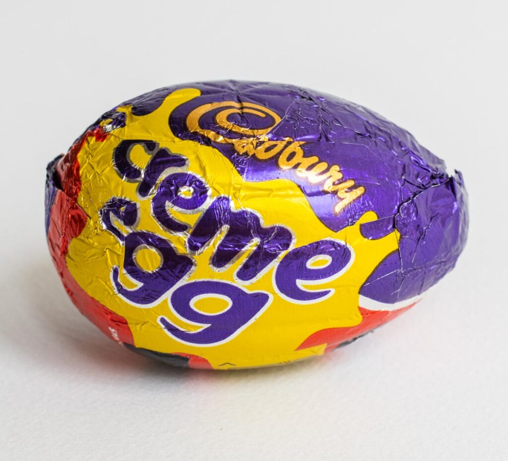 Cadbury Creme Egg Wrapped