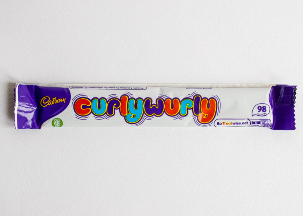 Cadbury Curly Wurly Wrapped