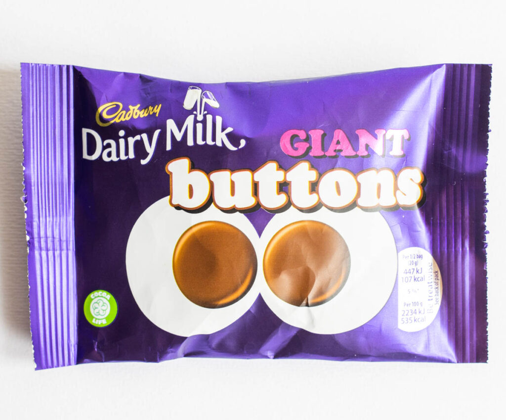Cadbury Dairy Milk Giant Buttons in Bag