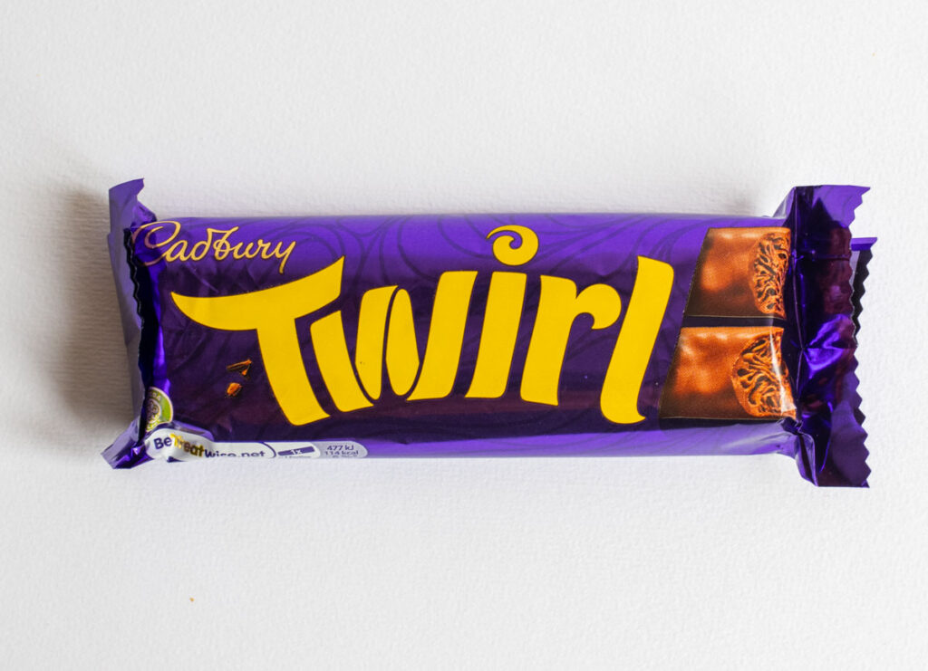 Cadbury Twirl Wrapped