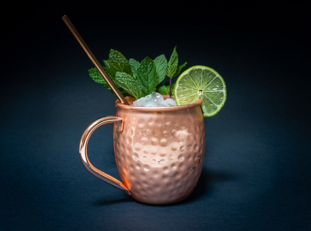 Kentucky Mule with Black Background