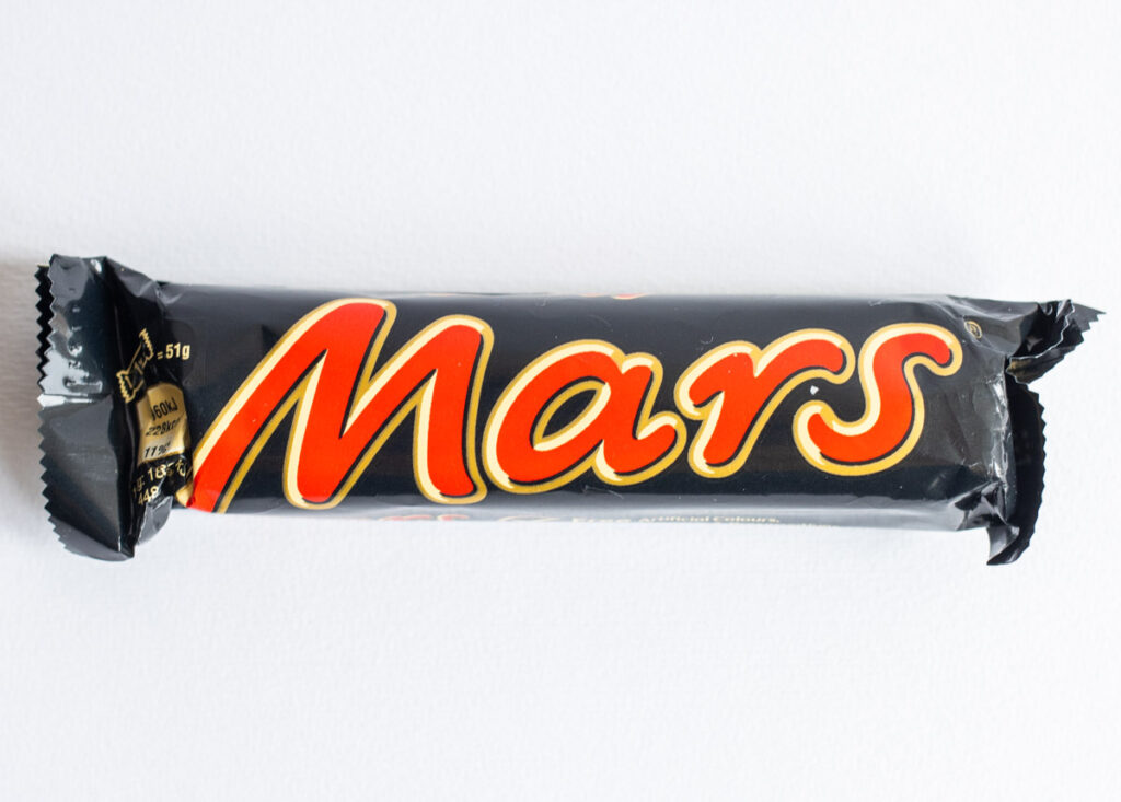 Mars Bar Wrapped