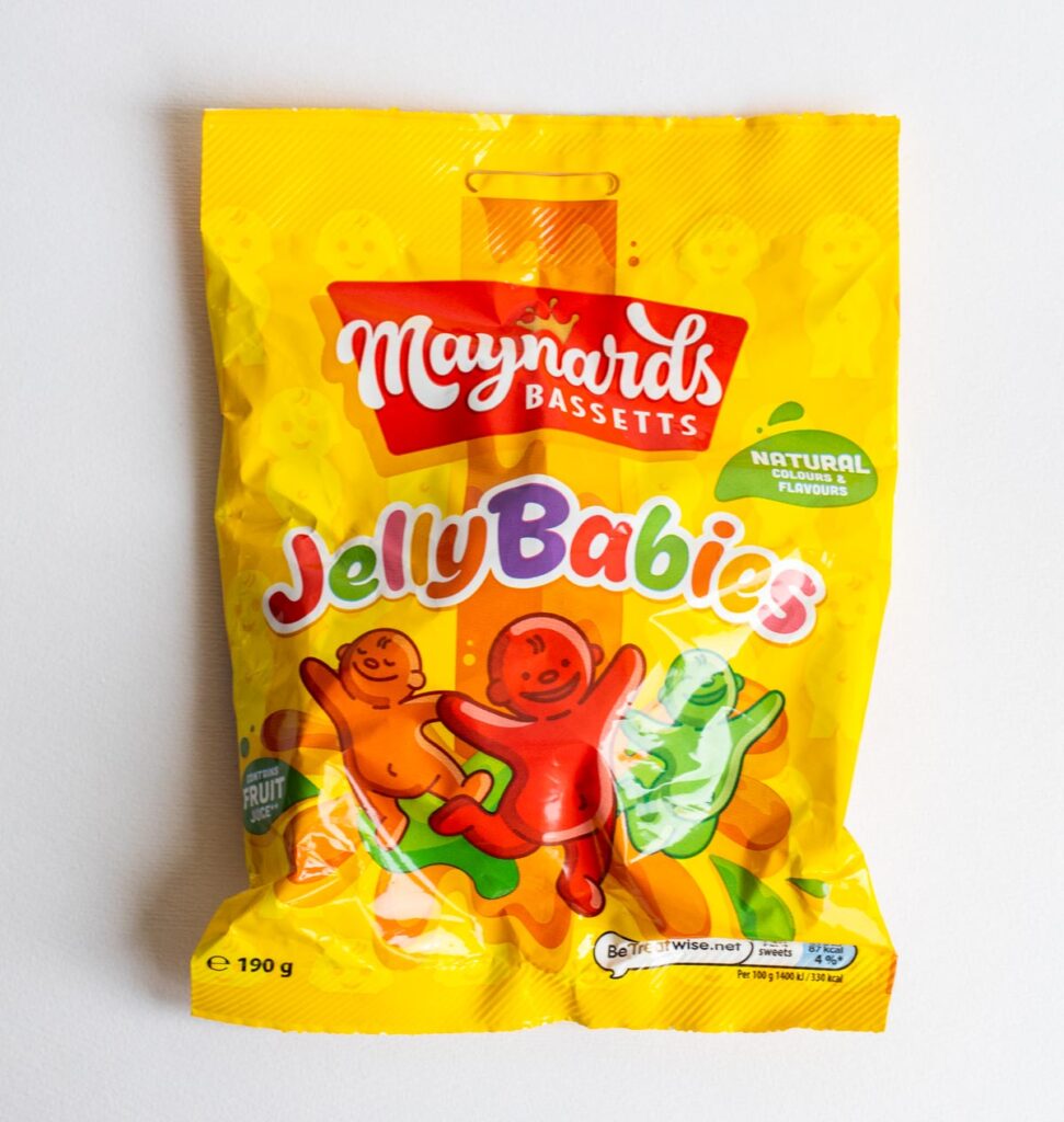 Maynards Bassetts Jelly Babies in Bag