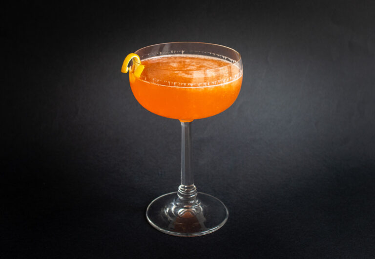 Paper Plane Cocktail with White Background Centered