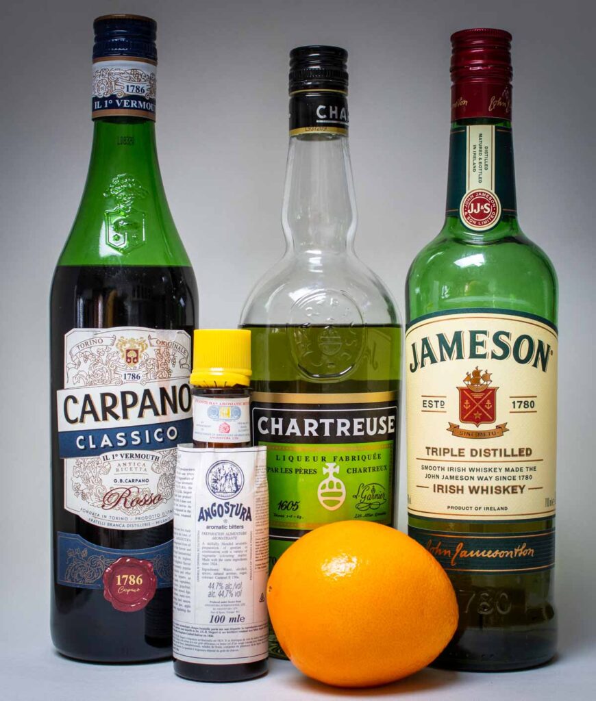 Tipperary Cocktail Ingredients