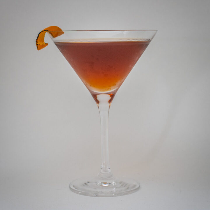 Tipperary Cocktail with White Background