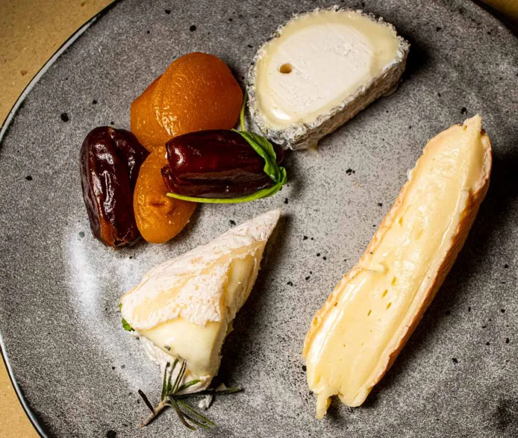 Cheese Plate at Aedaen Place Brasserie in Strasbourg