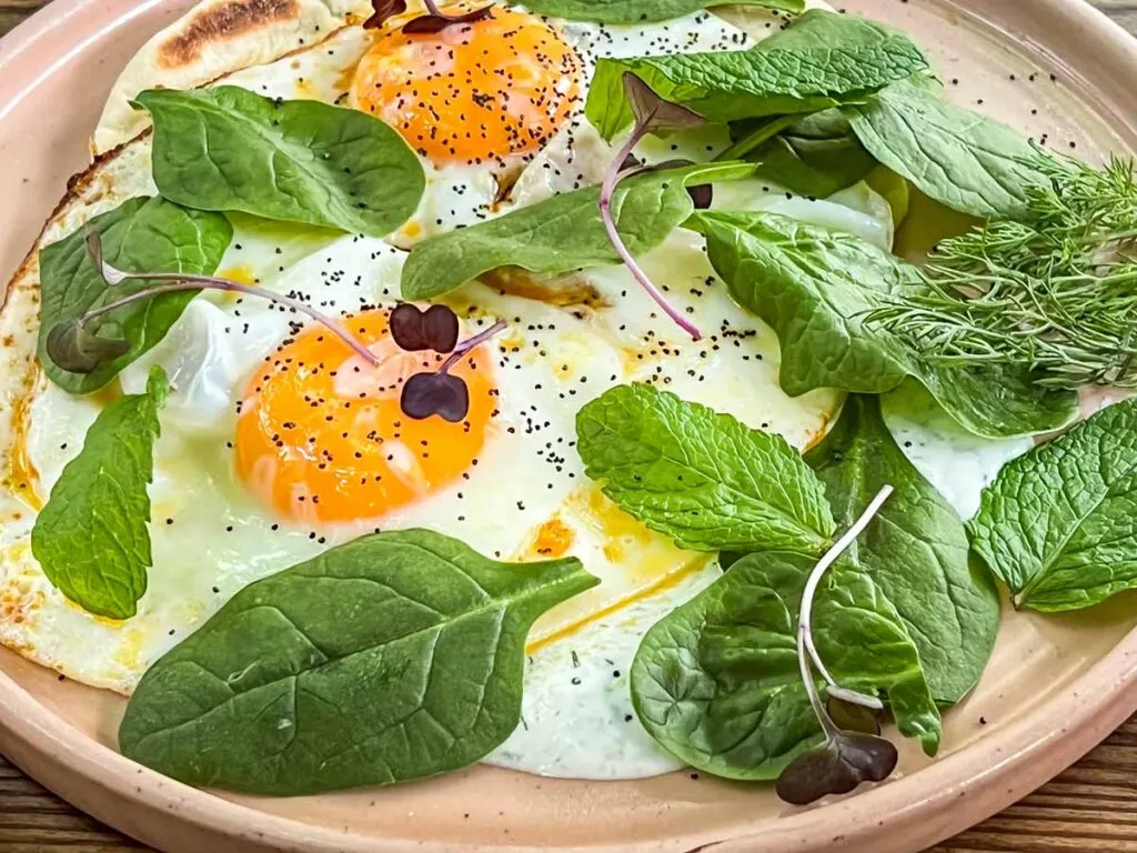 Turkish Eggs at Marquise in Lisbon