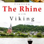Pinterest image: photo of cruise scenes with caption reading "Cruising The Rhine with Viking"