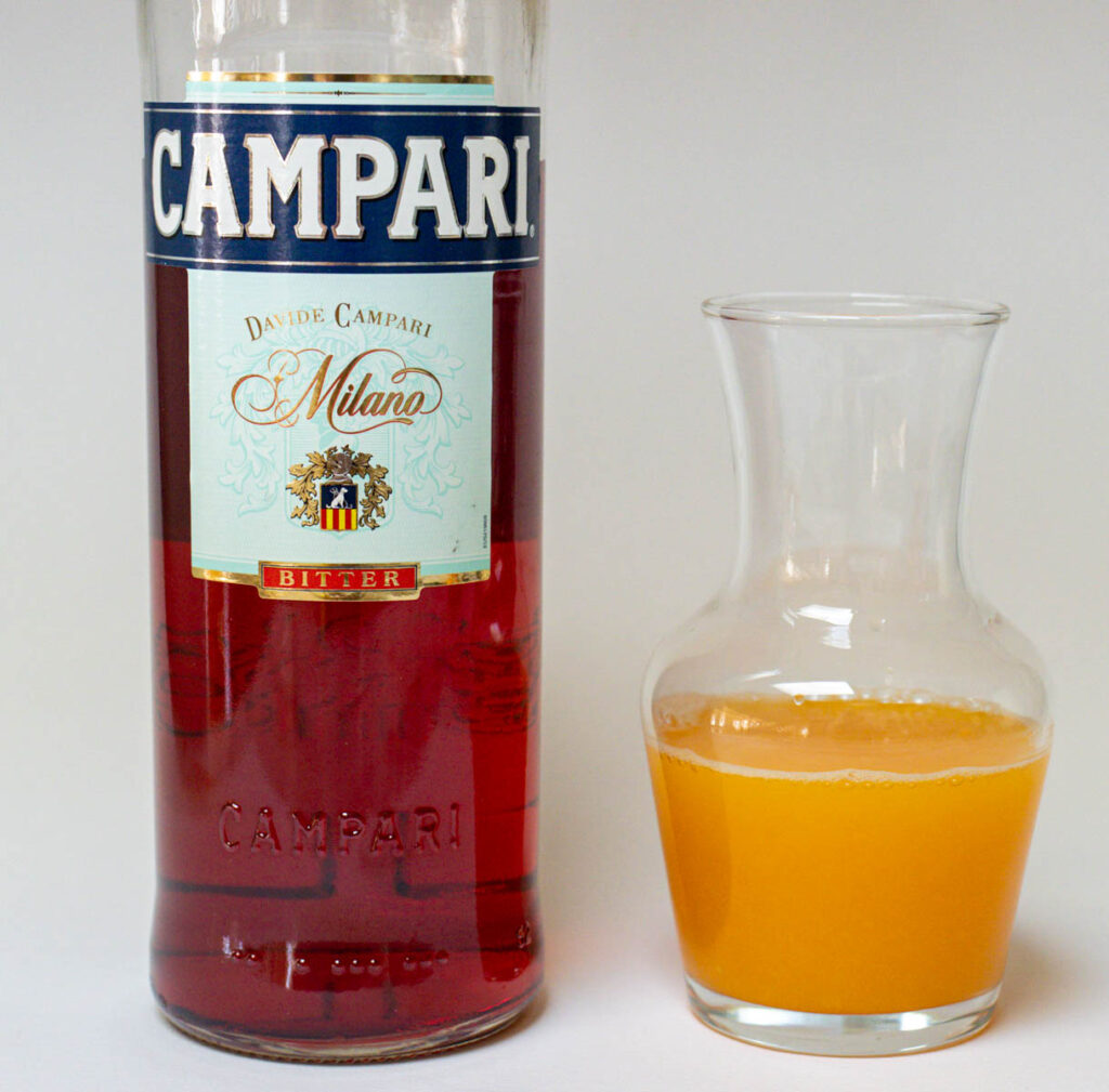 Garibaldi Cocktail Liquid Ingredients