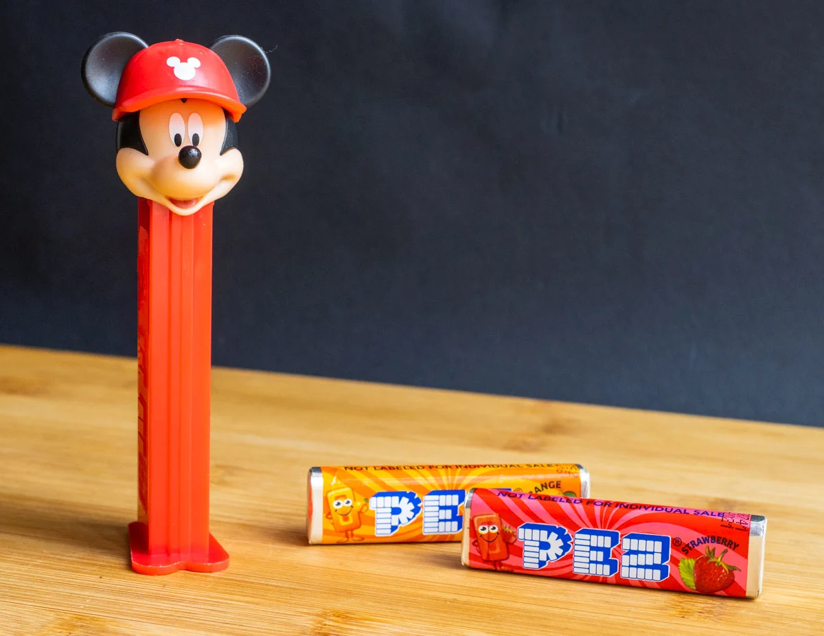 Mickey Mouse PEZ Dispenser with Candy