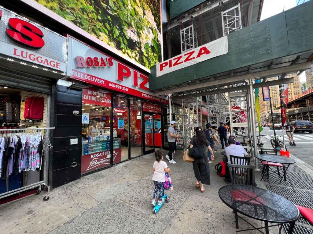 Rosas Pizza in New York City