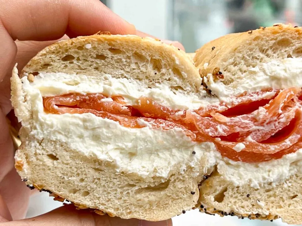Bagel and Lox at Essa Bagel in New York City