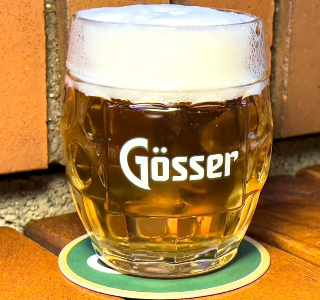 Beer at Gosser Brau in Graz