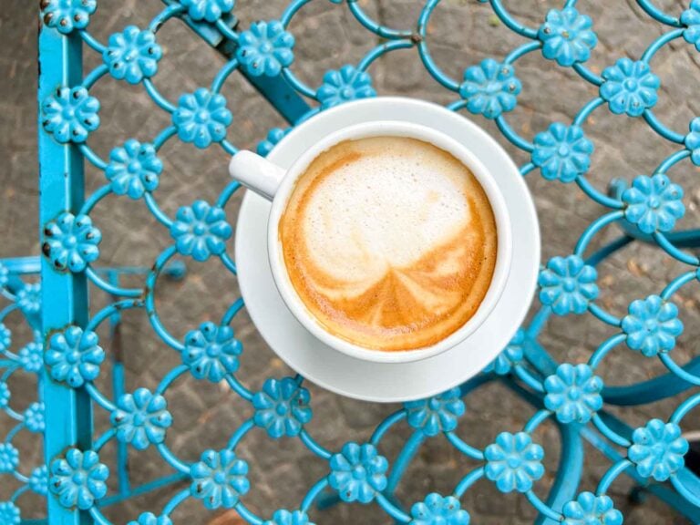 Cappuccino at Parks Cafe in Graz