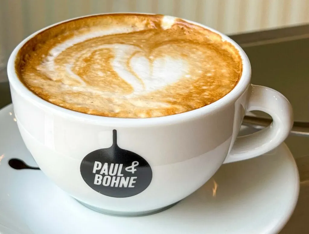 Cappuccino at Paul and Bohne in Graz