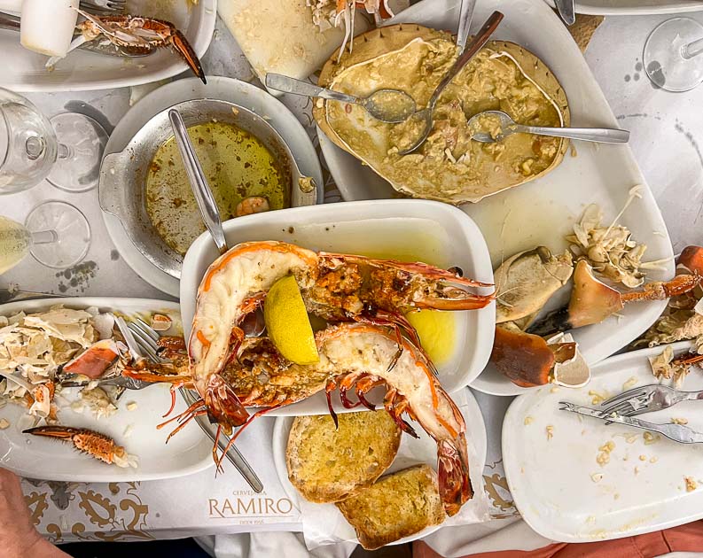 Crab Feast at Cervejaria Ramiro in Lisbon