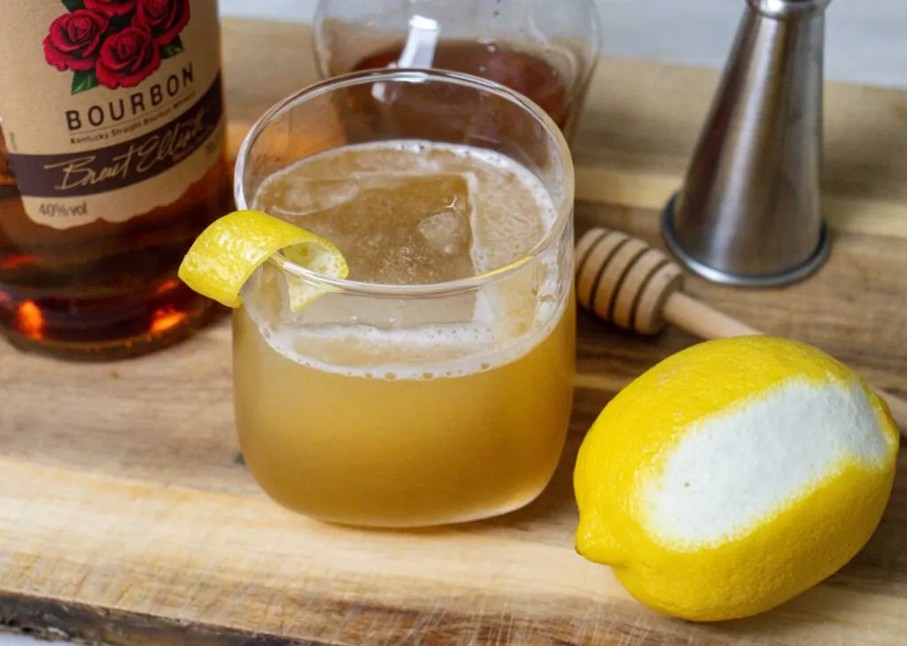 Crafted Gold Rush Cocktail
