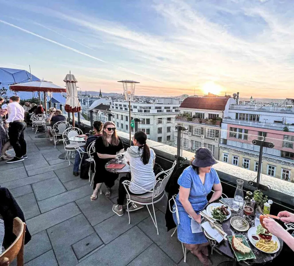 Rooftop Bar at Hotel Motto in Vienna