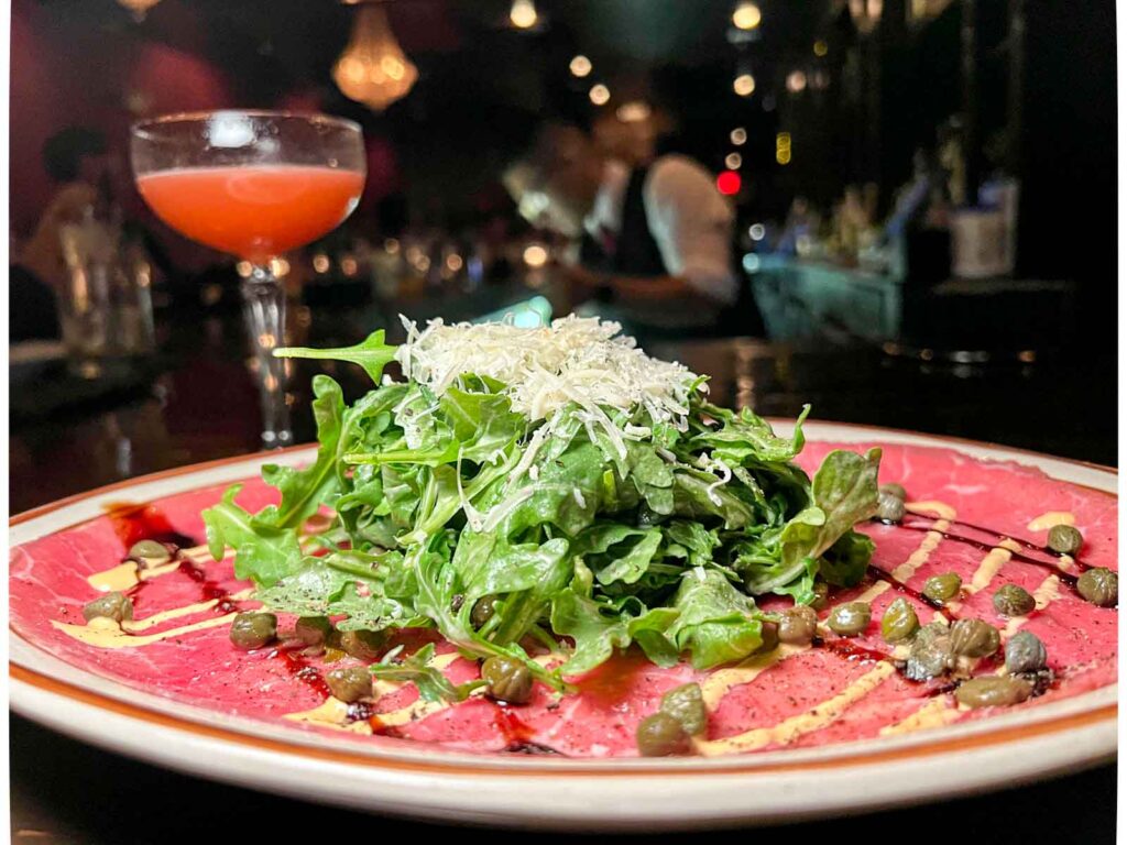 Carpaccio at Herbs and Rye in Las Vegas