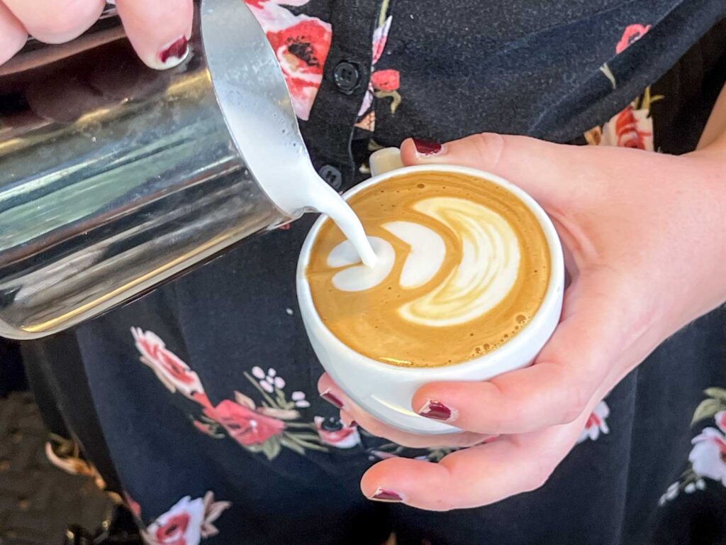 Crafting a Cappuccino at ReAnimator Coffee in Philadelphia