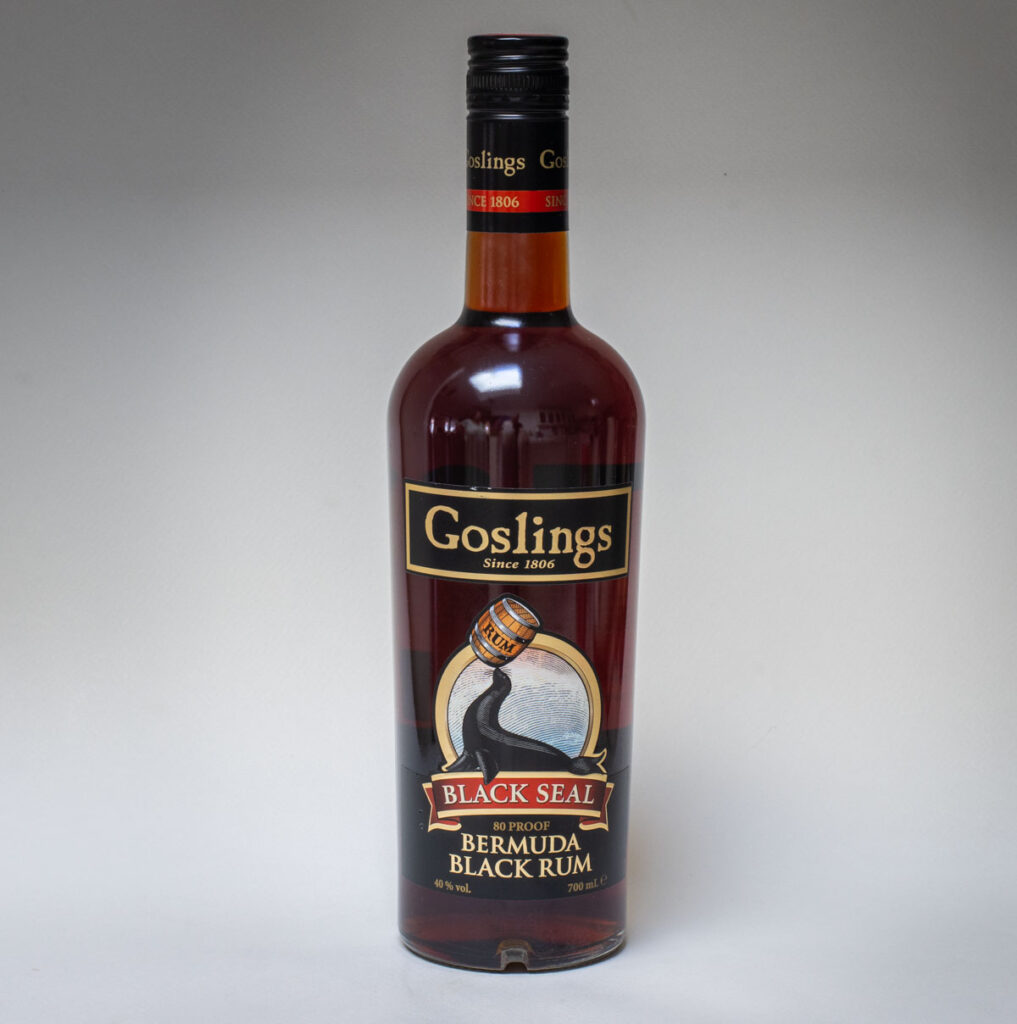 Gosling Black Seal Rum Bottle