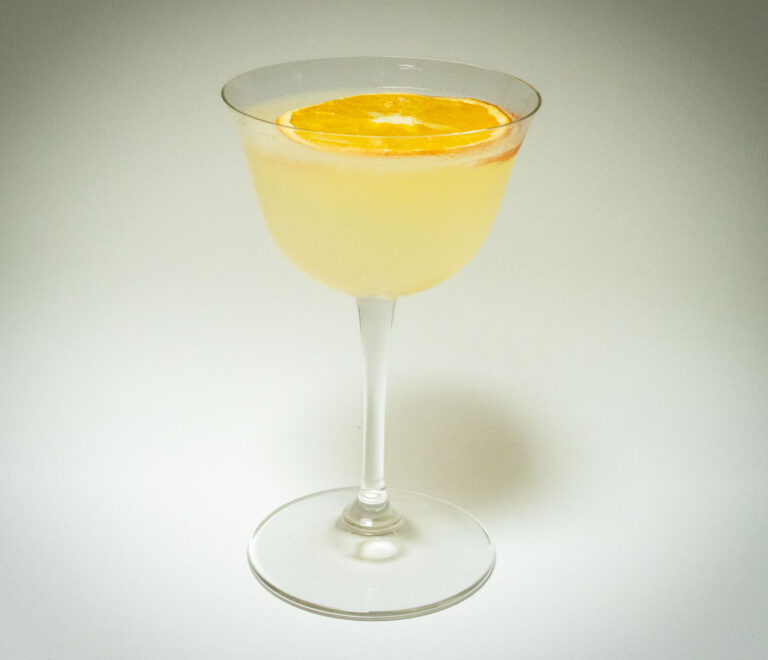 Corpse Reviver No. 2 Cocktail with White Background