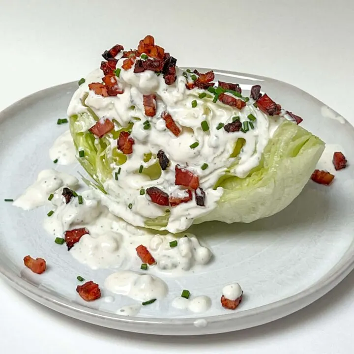 Wedge Salad on a large dish