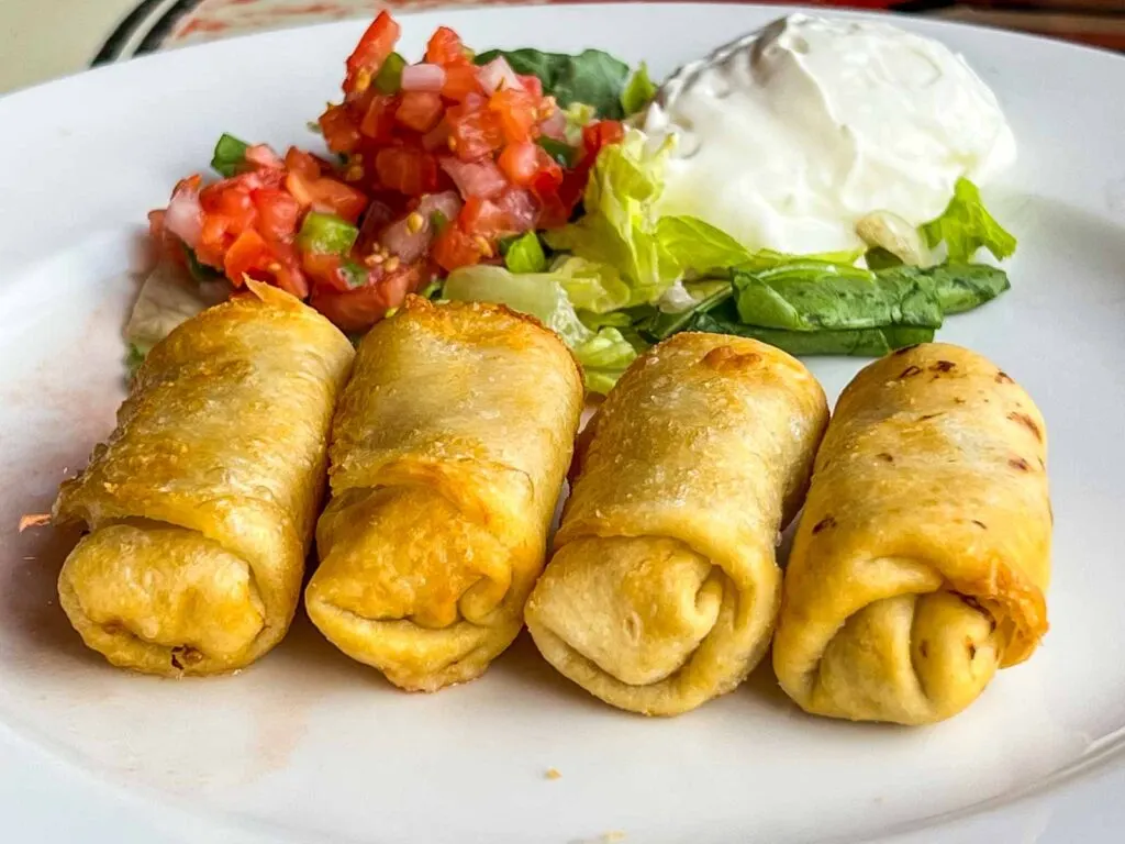 Chimichangas at El Charro Cafe in Tucson