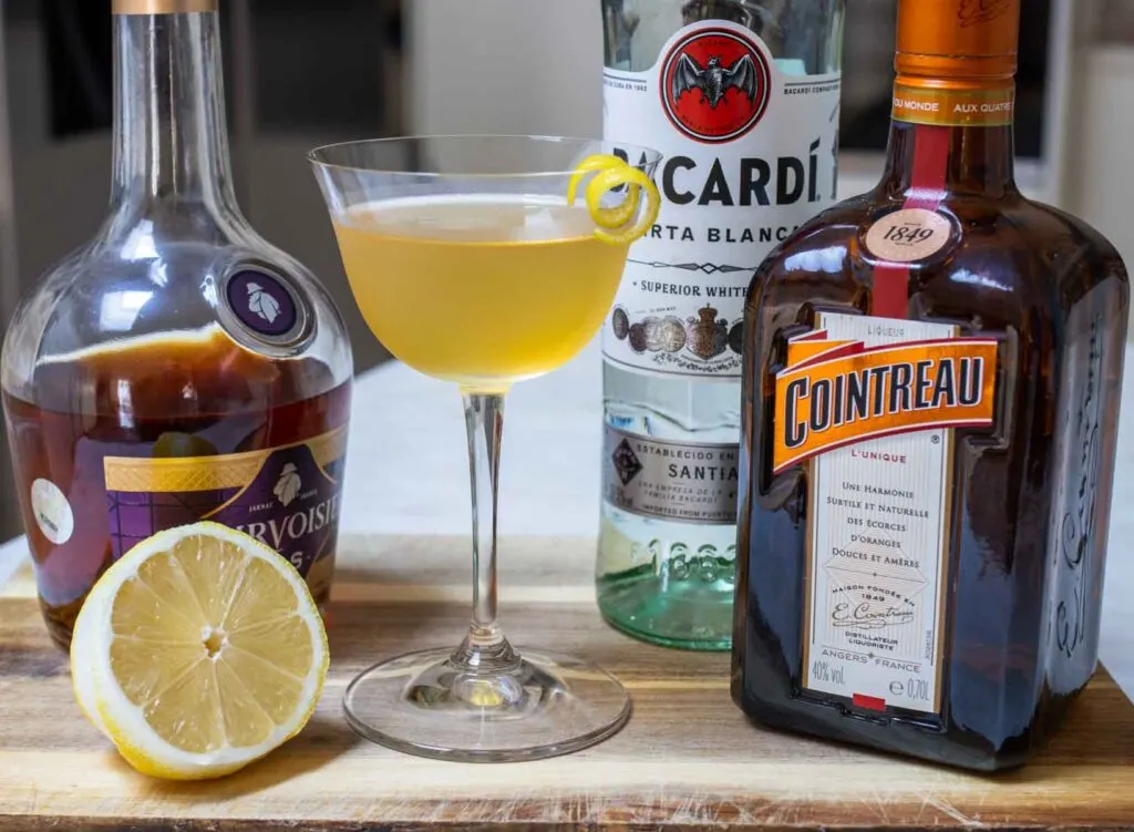 Crafted Between the Sheets Cocktail