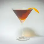 Hanky Panky Cocktail with White Background