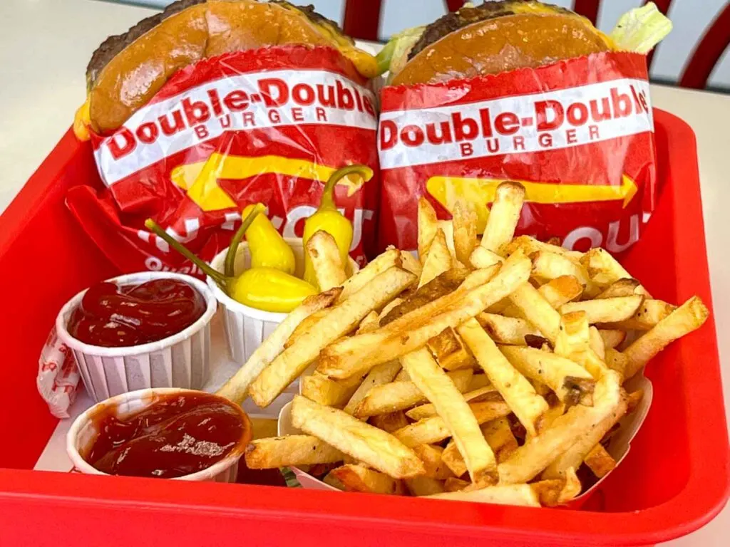 Lunch for Two at In N Out Burger