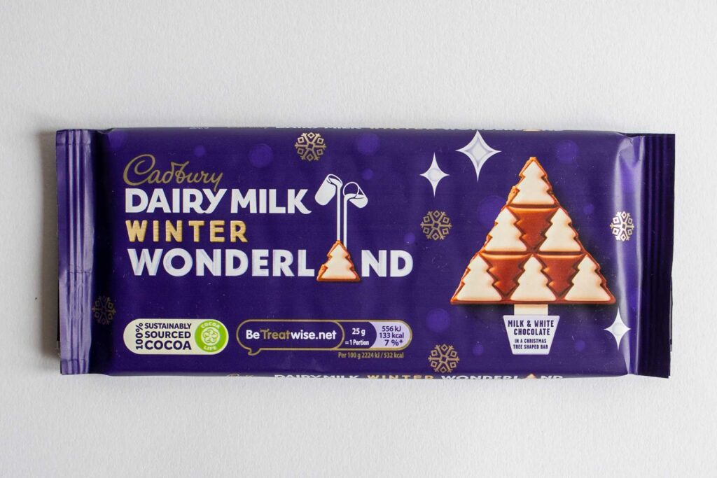 Cadbury Winter Wonderland Bar in Wrapper