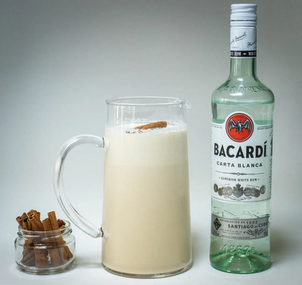 Coquito with Black Background