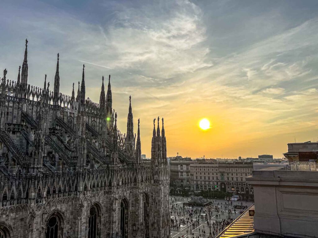 Duomo at Sunset in Milan