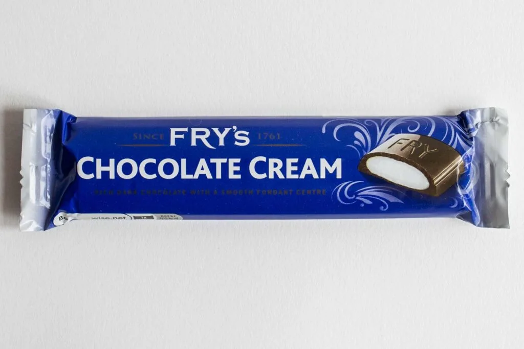 Frys Chocolate Cream Bar in Wrapper