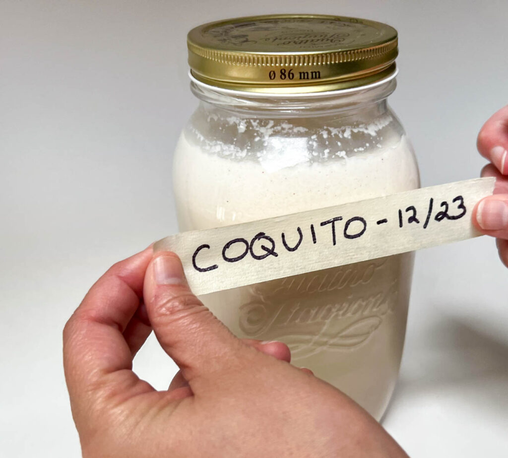 Labeling Coquito