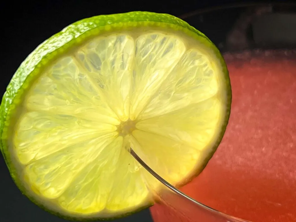 Lime Wheel on Siesta Cocktail