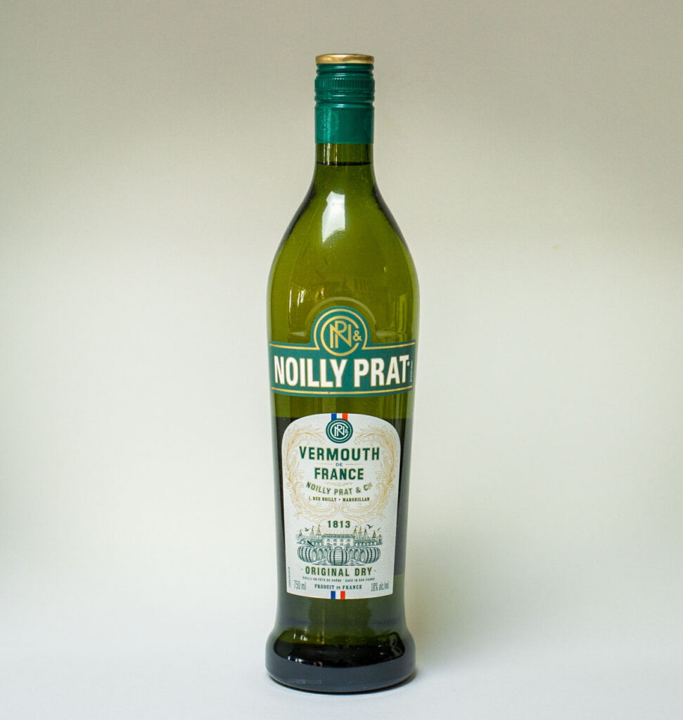 Noilly Prat White Vermouth Bottle