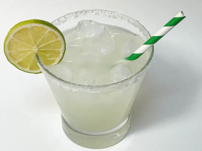 Classic Margarita with White Background