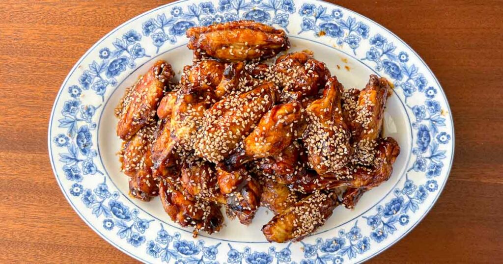 Asian Air Fryer Chicken Wings - Social IMG