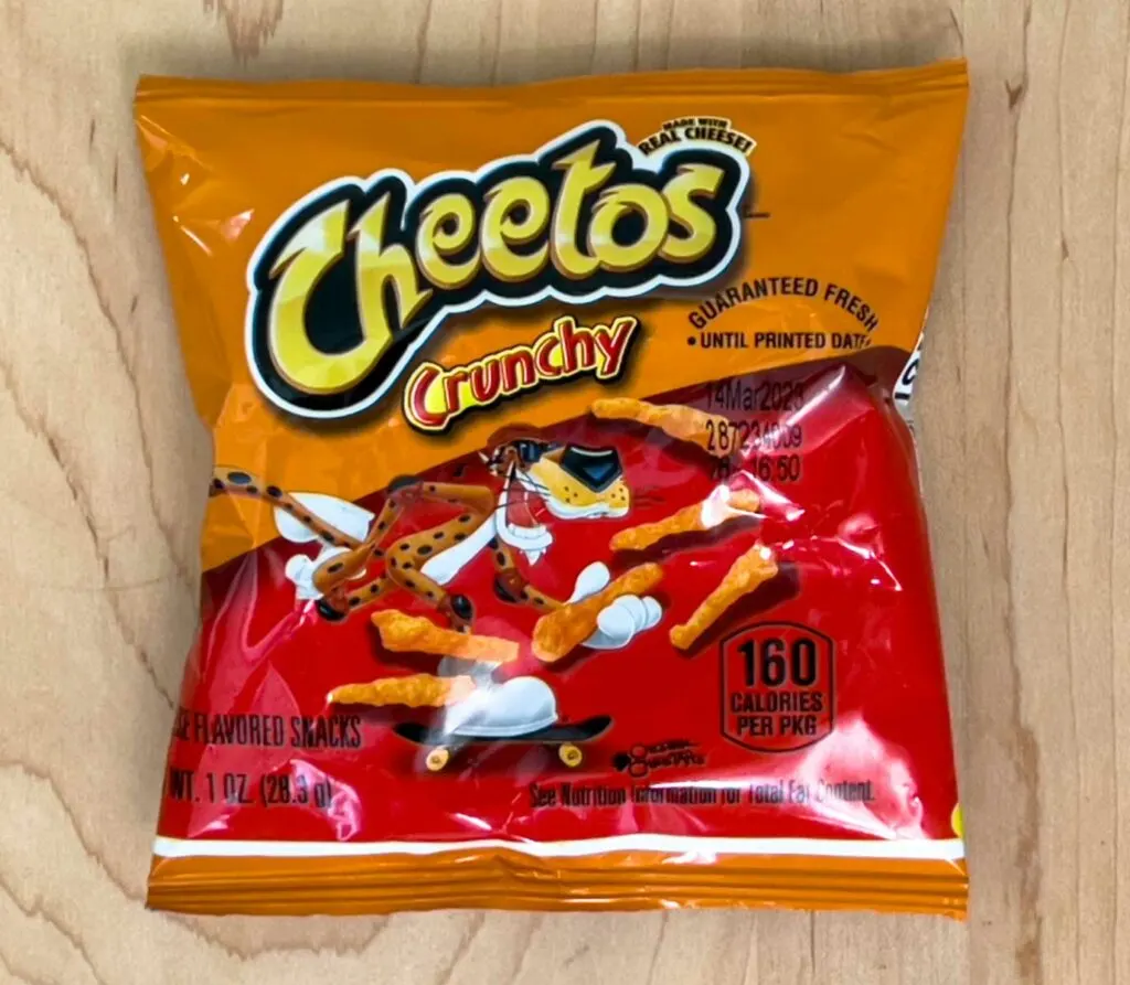 Cheetos Crunchy Bag