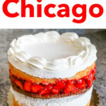 Pinterest image: Atomic Cake with caption reading 'Best Desserts in Chicago'