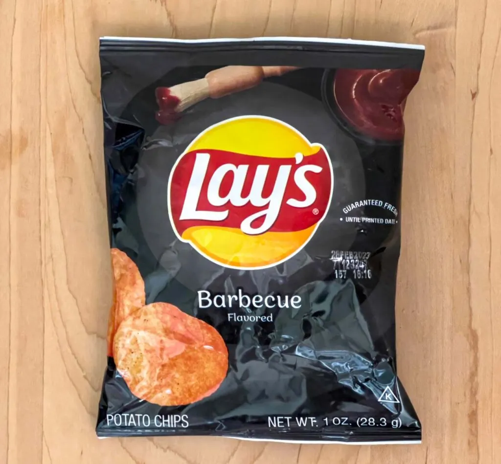Lays Barbecue Chips Bag