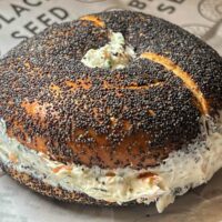 Bagel Sandwich at Black Seed Bagels in New York City