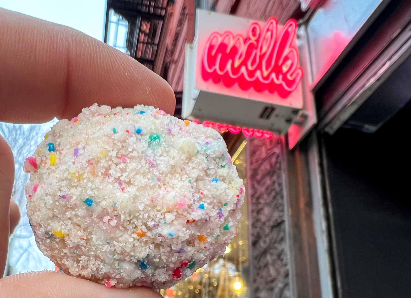 Bday Cake Truffle at at Milk Bar in New York City